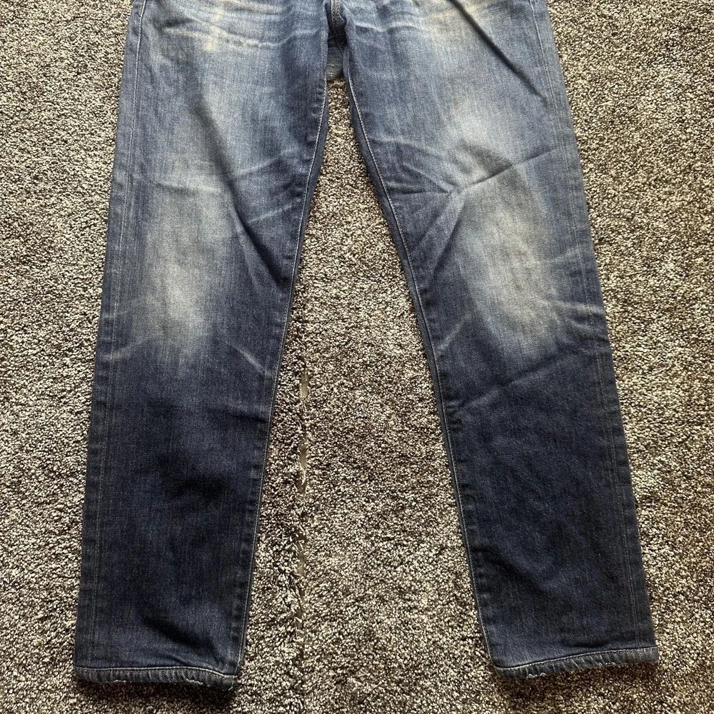 AG Adriano Goldschmied The Tellis Jeans Mens 32x32‎ Blue Slim Straight Zip Fly